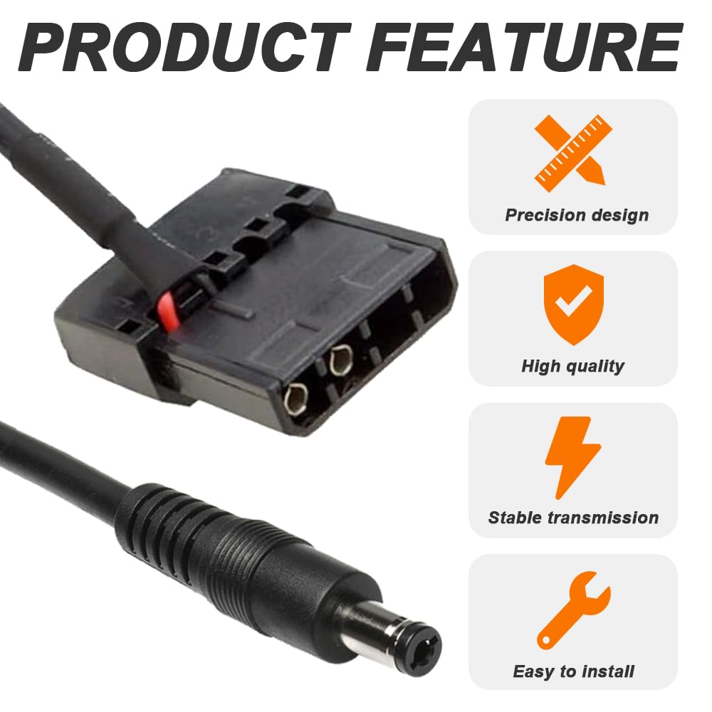 Amazon.co.jp: Xiatiaosann 4ピンモレックスから12V DC 5.5x2.1mm